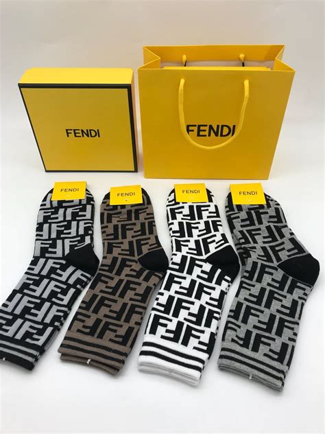 fendi socks fake|Fendi socks for men.